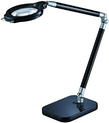 Black and Decker Office Leadtrumt Pureoptics LED ламба преку монтирање, црна