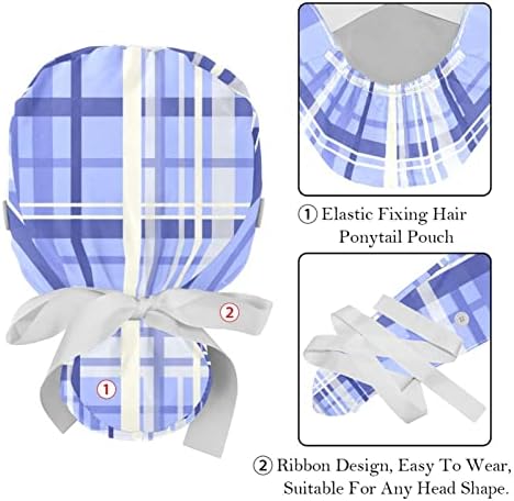 2 пакувања за работни капачиња со копче и џемпери, прилагодлива шема на цветната шема на Paisley