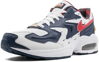 Чевли за трчање на Nike Mens CK0848 100 Air Max 2 Light USA Бела големина