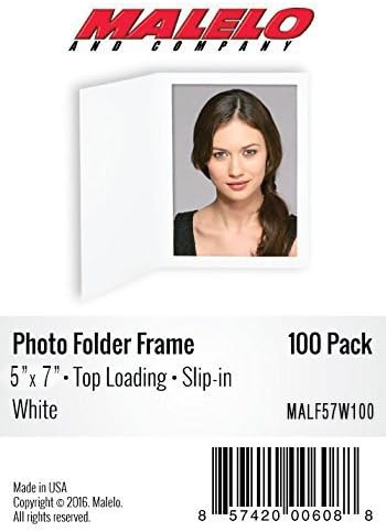 Малело и Компанија, пакет од 100 картонски фото -папка за фотографија од 5х7 - Бела берза - Специјални настани: Дипломирање, свадба, тушеви