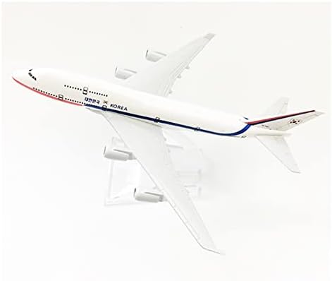 Rescess Copy Airplane Model 16cm за корејски воздух Боинг B747 Вселенски шатл модел Die Cast Metal Miniature Airbus Aircraft Collection