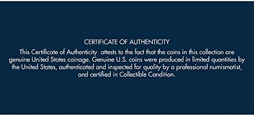 Една Година Реткости Монета Колекција, Вистински Сад Ковани Монети, Американа Колекционерски, Сертификат За Автентичност - Американски