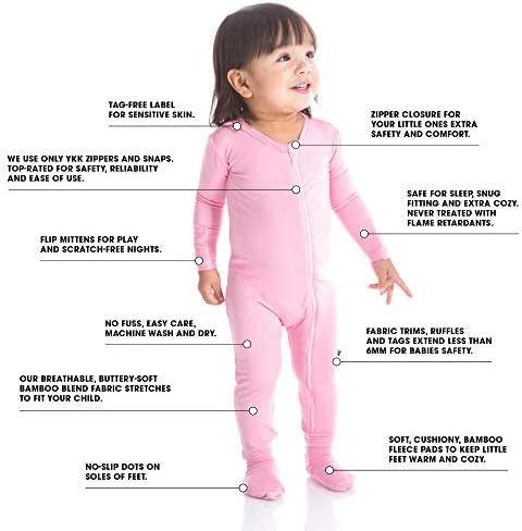 Панталони Кики добредојде домашна нога со патент, момче или девојче едно парче, супер мека облека за бебиња