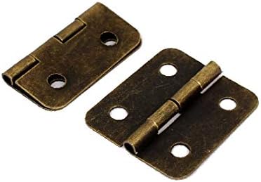 Х-гранче фиока за кабинети за врата од врата метална цевка за преклопување на цевката за бронзен тон 1,2 должина 100 парчиња (Cajón gabinete puerta Metal Plegable, но зависи од бронзен?