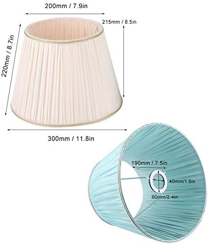 Светилка за сенка 2 парчиња E27 модерна едноставна табела за покривање на ламба за ламба за кожа за дневна соба спална соба