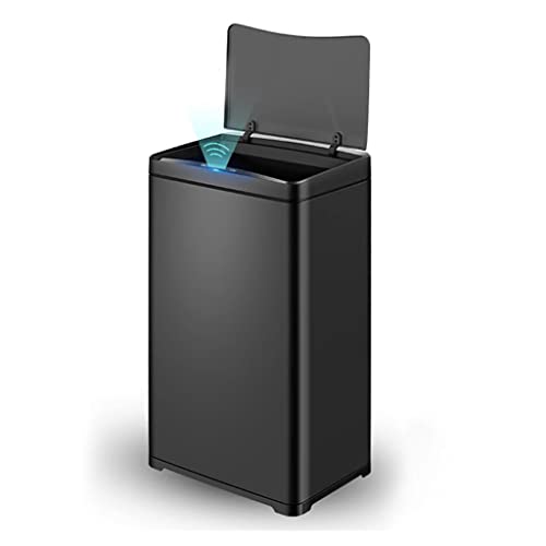 Ycfbh со голем капацитет паметен ѓубре може да не'рѓосувачки челик автоматски сензор за отпадоци за канцеларија кујна за отпадоци за