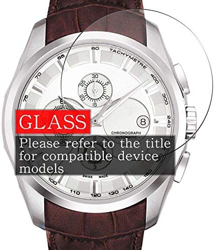 Synvy [3 пакет] Заштитник на калено стакло на екран, компатибилен со Breitling 38 A165C-1Wad 9H филм SmartWatch Smart Watch Protecters