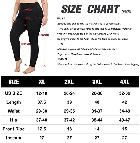 FullSoft 2 Packенски Plusенски плус големина руно, обложени хеланки-термички високи половини, затегнати 1x-4x јога панталони за зимско тренингот