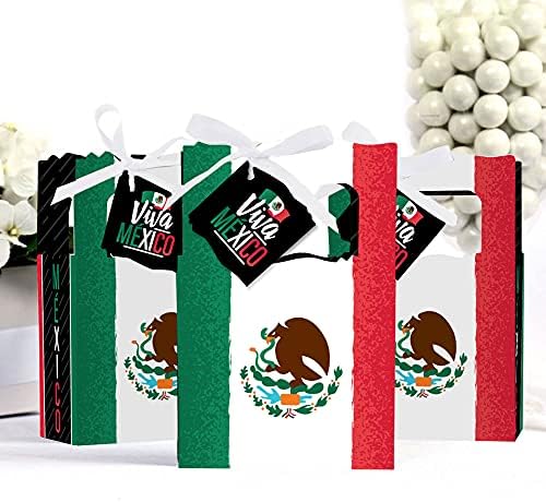Голема точка на среќа Вива Мексико - Мексикански Денот на независноста на Денот на забавата - сет од 12