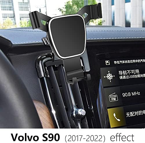 Носител на телефон за автомобил MustTrue Lunqin за 2017-2023 Volvo S90 Автоматски додатоци за навигација за внатрешни работи за внатрешна