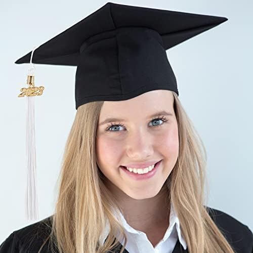 2023 година Дипломирање на Тасел-2PCS Дипломирање Тасел шарм за матура за дипломирање, дипломирање Tassel 2023 за постдипломски капи,
