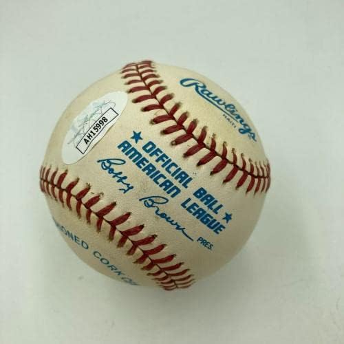 Ал Калин потпиша официјален бејзбол на Американската лига JSA COA - автограмирани бејзбол