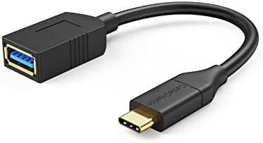 USB-C до USB 3.0 Femaleенски адаптер, 0,5 ft CableCreation USB3.1 Тип C За да напишете адаптер OTG кабел, USB до USB C адаптер кабел компатибилен