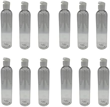 8 мл чисти космо пластични шишиња -12 пакет со празно пополнување на шише - БПА бесплатно - есенцијални масла - ароматерапија | Бело превртување