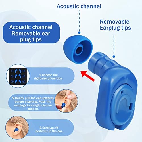 Вклучувања за уво Timuofox за намалување на бучавата-3 парови на еднократна заштита на слухот во S/M/L за спиење, 'рчење, концерти,