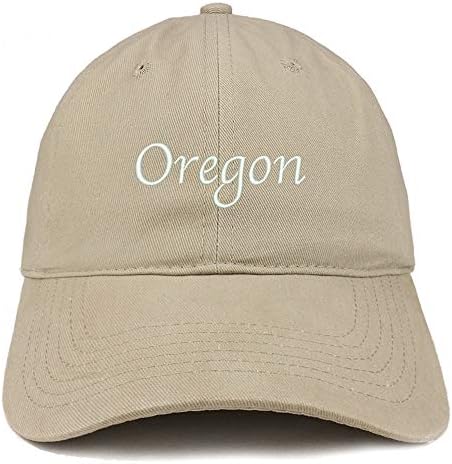 Трендовски продавница за облека Орегон извезе капаче за прилагодување на памук, тато капа