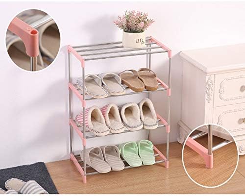 N/Едноставен мулти -слој решетка за чевли од не'рѓосувачки челик лесен собрани за складирање чевли за чевли решетки за чевли за домашни