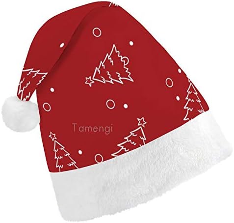 Божиќ Дедо Мраз шапка, HX20201016MEC014 Среќен Божиќ Божиќ Празник Шапка За Возрасни, Унисекс Удобност Божиќ Капи За Нова Година