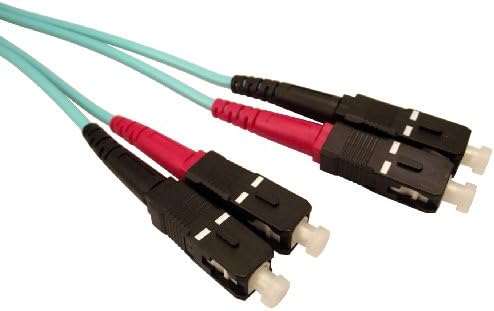 Shaxon FCLCLC03M -B, LC до LC Duplex Multimode 62.5/125 Оптички кабел за лепенка - портокал ПВЦ поштенски кабел, 3 метри
