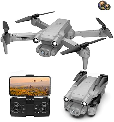 GBSELL MINI DRONE за деца, дрон со двојно 4K HD FPV камера далечински управувачки играчки подароци за момчиња девојчиња со надморска