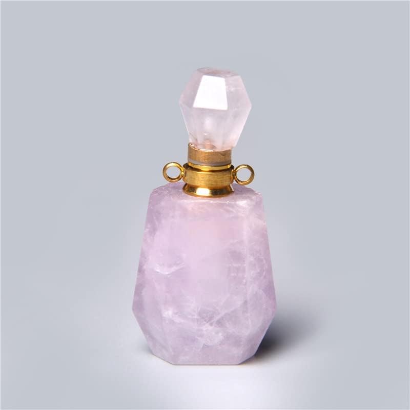 N/A Парфем шише приврзок за накит што прави ѓердан дифузер за есенцијално масло од приврзоци за шише со шише со природен камен