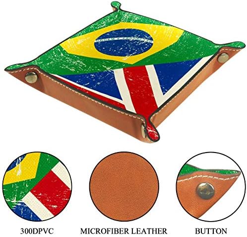 Lorvies Велика Британија и бразилски гранџ знаме за чување кутија за корпи за корпи за корпи за канцелариски дом