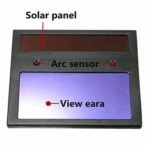 Соларно полнење и автоматско вклучување/исклучување на автоматско затемнување на заварувањето на шлемот LEN+Заштита на ЛЦД -леќи филтер