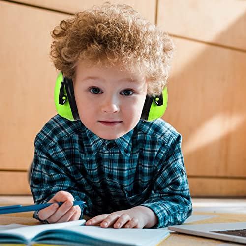 Xinnun 4 парчиња Детска заштита за уши за заштита на ушите што слух е прилагодливо за намалување на бучавата за мали деца 27nrr бучава откажување