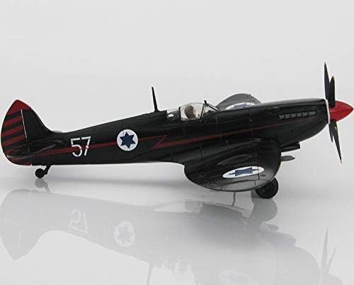 Hobby Master Spitfire Ixe Ezer Weizman 205/57 105 Sqn. Рамат Дејвид АБ јуни 1955 година 1/48 Авион за модел на авион