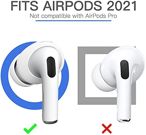 DamonLight 2 Пара AirPods 3 Ушни Совети Зафат Силиконски Слушалки Капак [Додадена Торбичка за Складирање] [Регистриран Американски Патент]