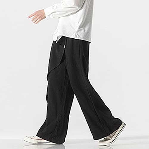 2023 Постелни преголеми мажи за џемпери смешни лабави панталони класични редовни цврсти панталони