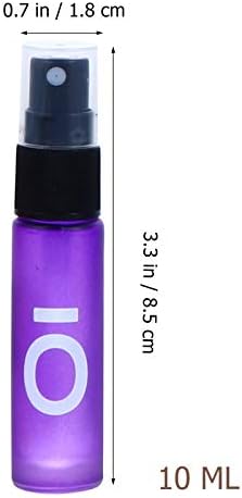 Alremo Xinghuang - 8pcs 10ml ролери шишиња есенцијално масло парфем примерок од шишен сад за садови за козметички лосион шише