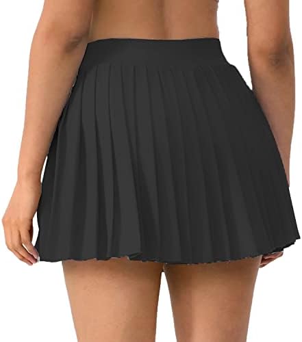 Корорун женски тениски здолништа со високи половини здолништа со здолништа со атлетско здолниште со шорцеви мини голф