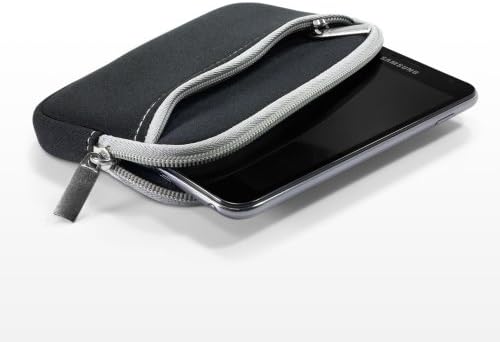 Case Boxwave Case компатибилен со Aim G -Dash - Softsuit со џеб, мека торбичка Неопрена покриена ракав Зипер џеб за AIM G -Dash - Jet Black со