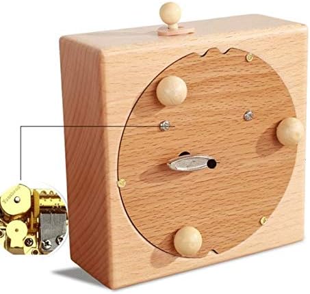 Zhyh торта во облик на рингишпил музичка кутија дрвена музичка кутија занаетчиски подарок за роденден ретро