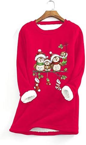 Џемпери на пулвер за жени, кошули за задебелување на вратот со долги ракави, целокупна женска маичка за Божиќни жени