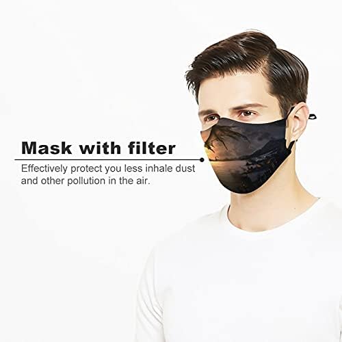 Ктулху Митос 2 Парчиња Прилагодливи маски за лице со 4 прилагодливи филтри. Маски За Покривање на устата