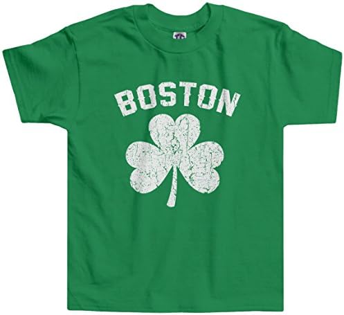 ThreadRock Мали девојчиња Бостон Шамрок ирска маица на гордоста на гордоста