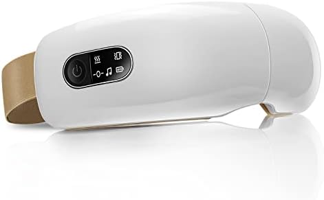 Lovedone Масажер За Очи Со Топлина &засилувач; Bluetooth Музика, Полнење Електрични Вибрации Масажер За Очи За Релаксирање На Видот На