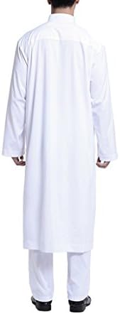 Кјанлиниуинц Лабав Стил Блискиот Исток Кафтан Дубаи Islпски Муслимански Исламски Машка Облека Костум Кошула Панталони