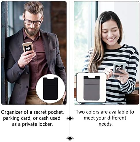 Тенсикоко торбичка за складирање на торбичка картичка на мобилни садови џебни паричник id смартфони ултра грбот на ракавите се држат самостојно