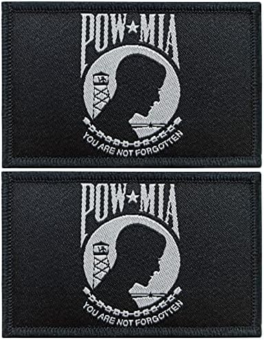 JBCD 2 пакет црна американска воздушна сила крилја знаме за лепенка на армиски знамиња тактичка лепенка гордост знаме за облека за облека за