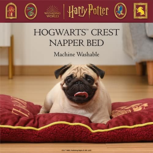 Хари Потер Хогвортс кревет за кучиња | Издржлив кревет за кучиња за печење од, креветот за кучиња што се перат во Хогвортс | Мек и кадифен кревет