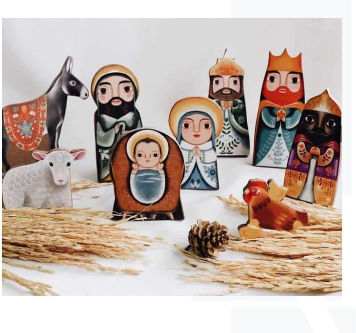 Папемелроти хартиени кукли и кукли, изработени од добро саканиот бренд на Филипини за занаети и производи за хартија, Божиќ, лесен занает