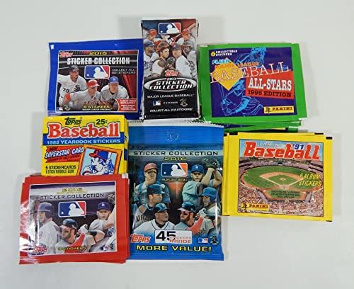 Бејзбол Млб Многу 50 Колекционерски Бејзбол Налепници.