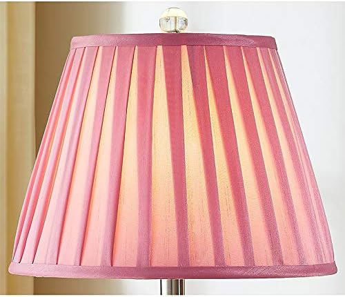 GUOCC модерен европски стил K9 Кристален маса за ламба Мода девојка спална соба кревета светлина E27 завртка со плетена ткаенина