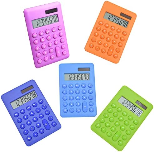Калкулатор за џеб на Seiwei Mini 8 цифри со копчето за ќелии Калкулатор за канцеларија за канцеларија за калкулатор за канцеларија