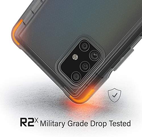 Ghostek Covert Galaxy A71 5G Јасен Случај Со Држач Супер Тенок Дизајн Отпорен На Удари Отпорен На Гребење Назад И Безжично Полнење Безжично Полнење