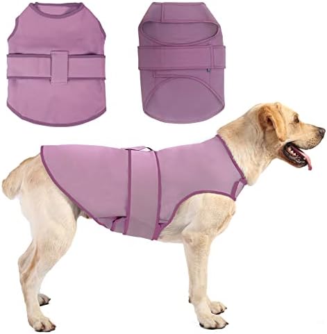 Куче гром јакна куче вознемиреност елек за смирувачка јакна за мали средни големи кучиња, завиткана кошула за кучиња за затворен простор, на отворено, огномет, грмо