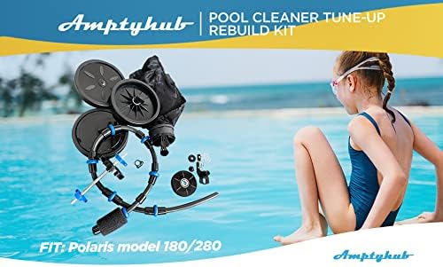Замена на комплет за чистење на базени за амптихуб за Zodiac Polaris Black Max 280 чистач на базени